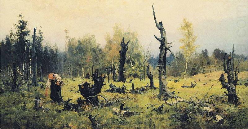 Vasily Polenov Burnt Forest china oil painting image